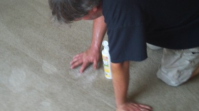 removing spots from carpet